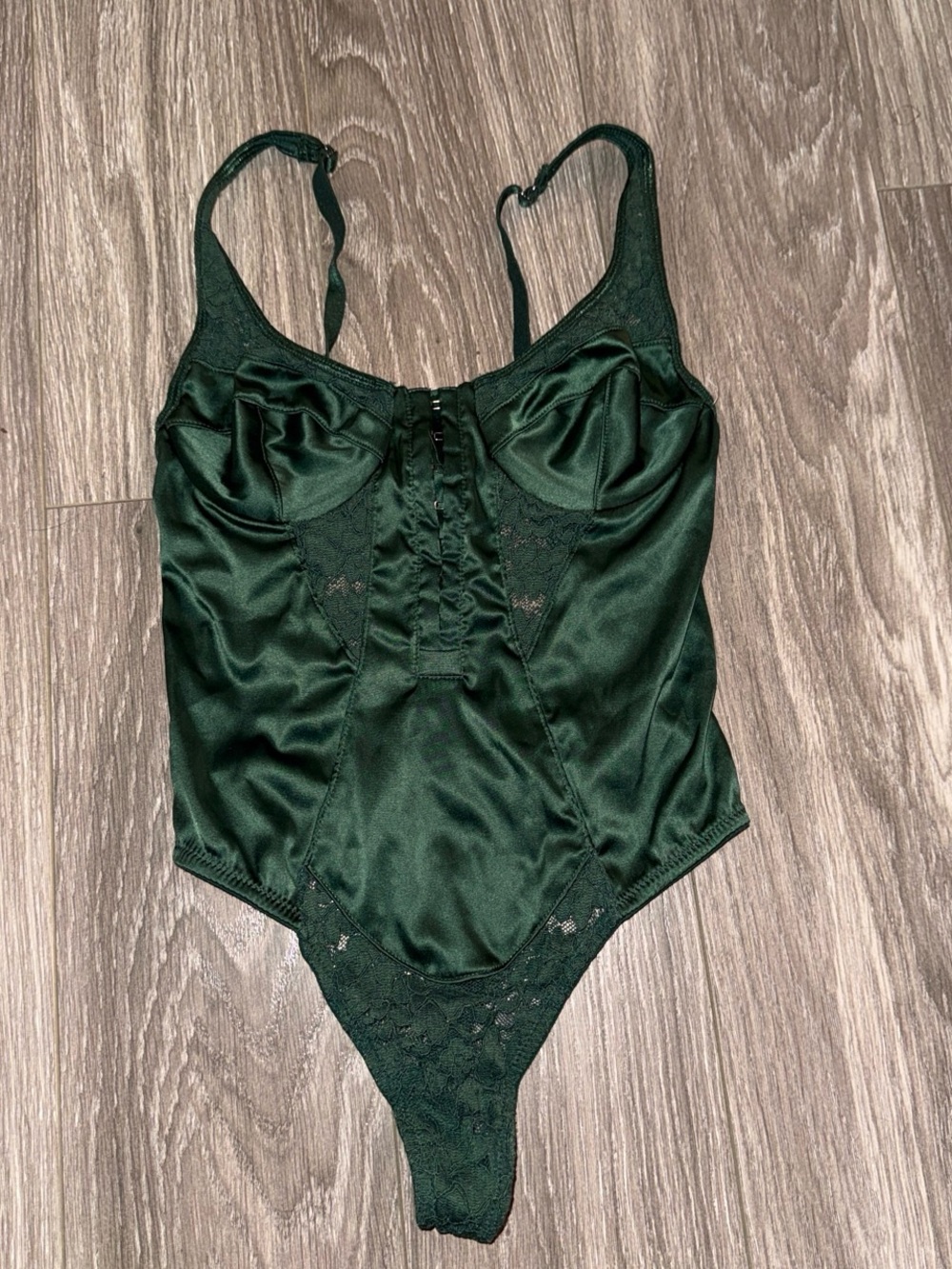 Urban outfitters Dark Green Lace Bodysuit